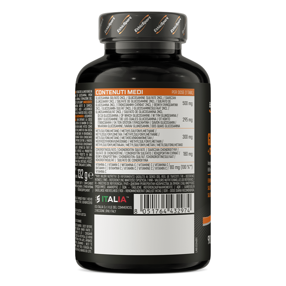 Glukozamina + Chondroityna + MSM + Witamina C EthicSport - obrazek 2