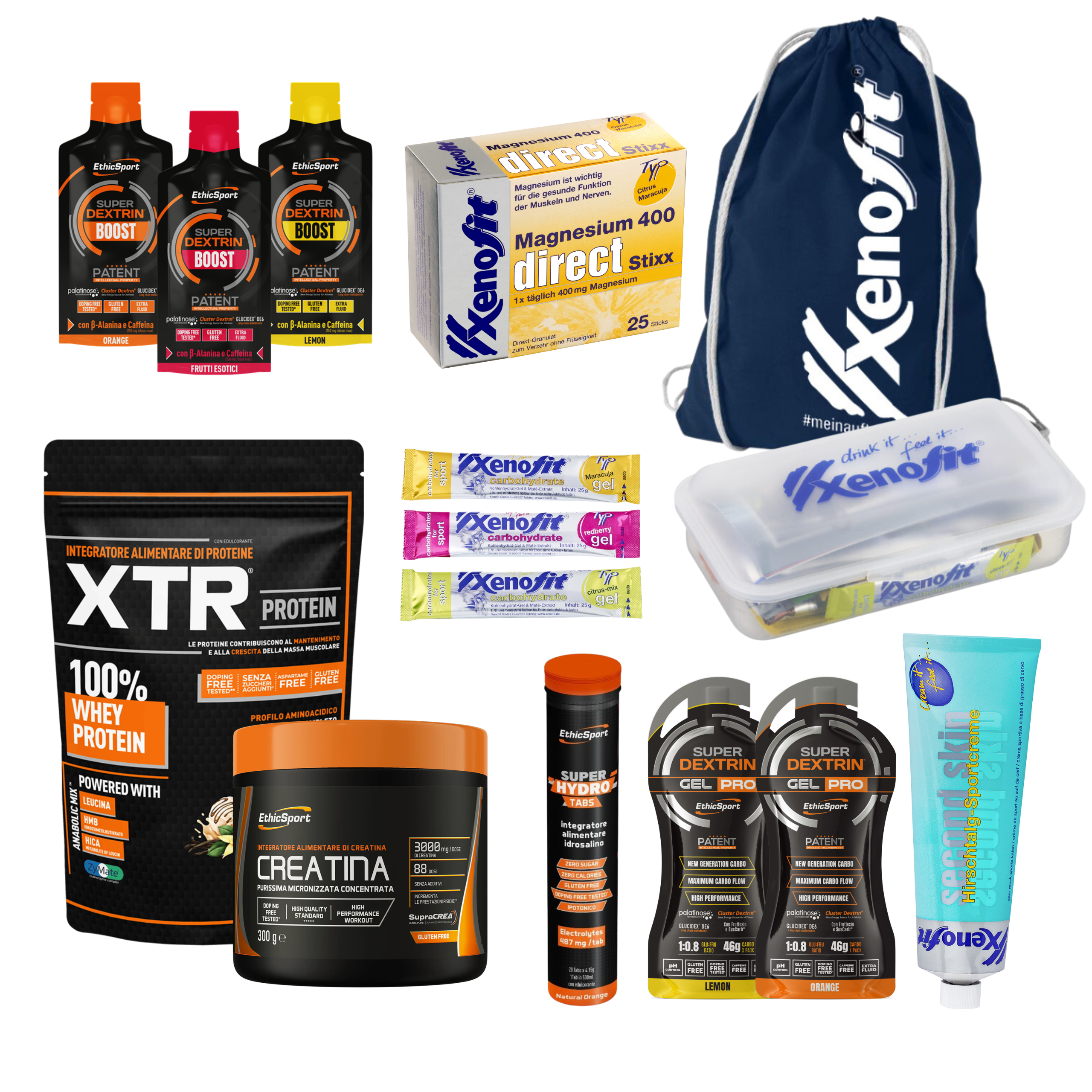 Zestaw suplementów dla biegacza i rowerzysty